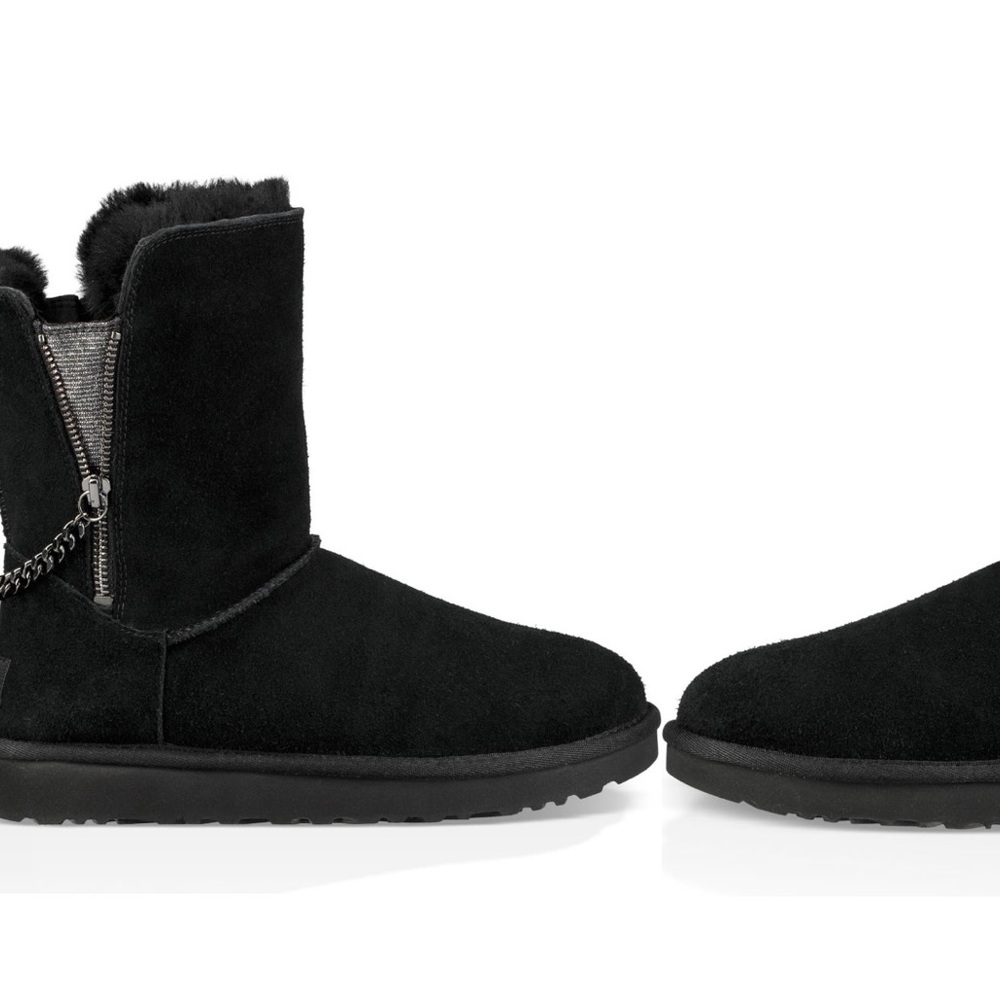 UGG Classic Sparkle Zip Bootie. Size 7. In great condition.